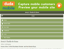 Tablet Screenshot of jerrystackleandguns.com